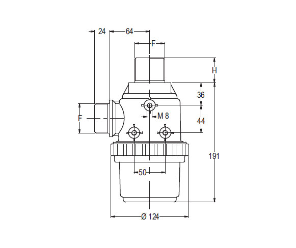 Schemi del prodotto Filtro di aspirazione 150 l/min.