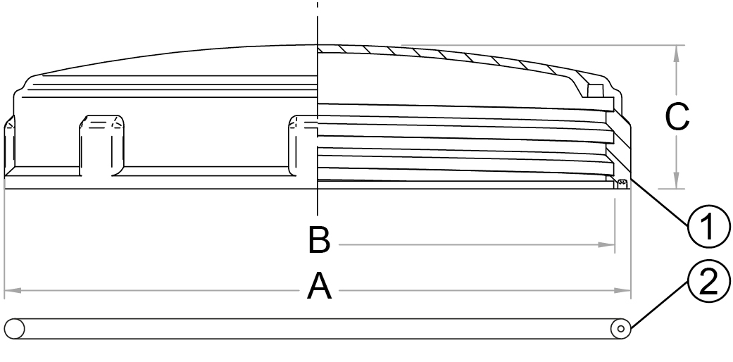 Schemi del prodotto Coperchio filettato femmina chiuso