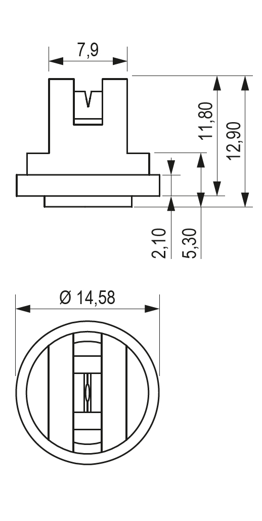 Schemes of the product Nozzles AZ 80° Nylon Bag
