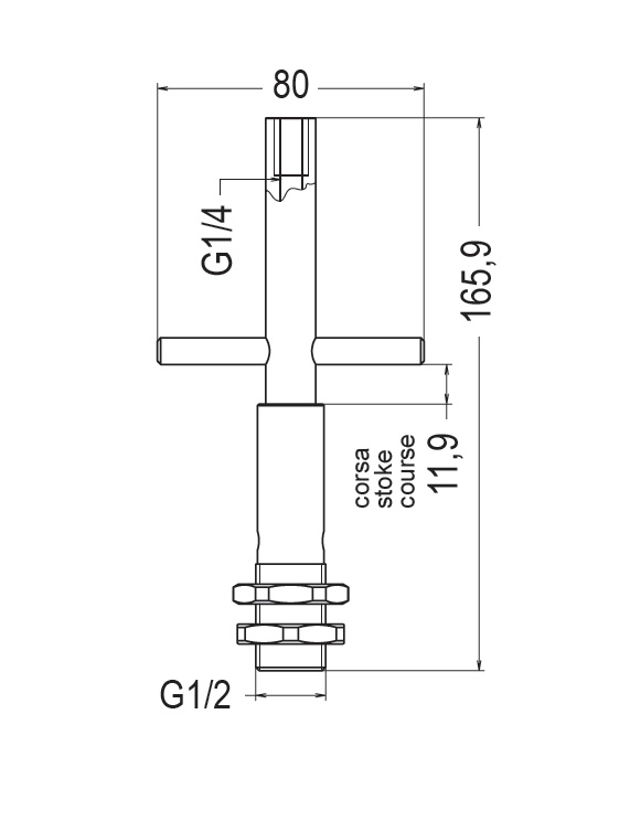 Schemes of the product Rinsing head valve