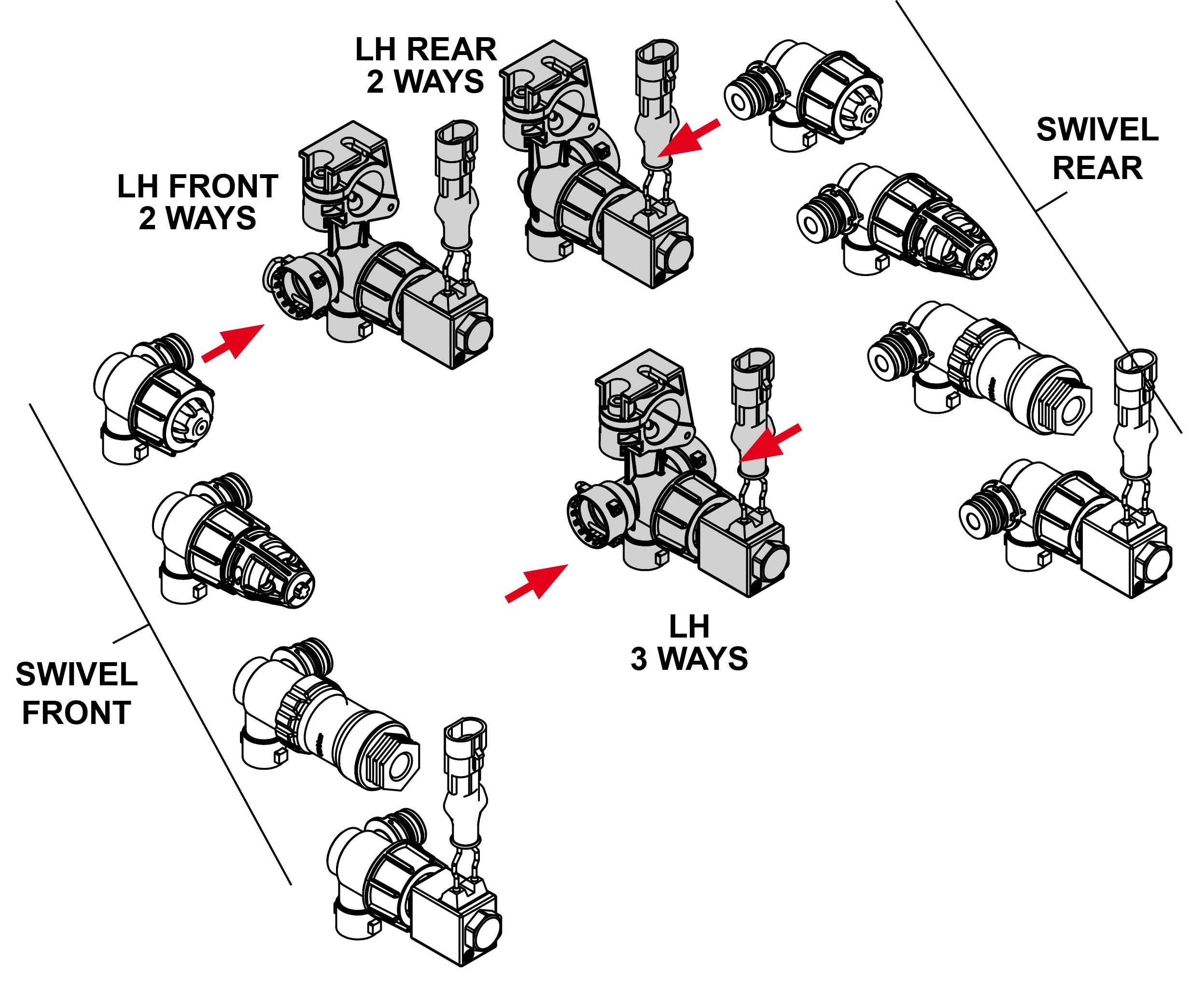 Dettagli in evidenza del prodotto MAIN BODY - SOLENOID ON/OFF