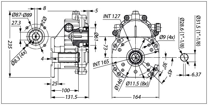 Schemes of the product RGB 24 B