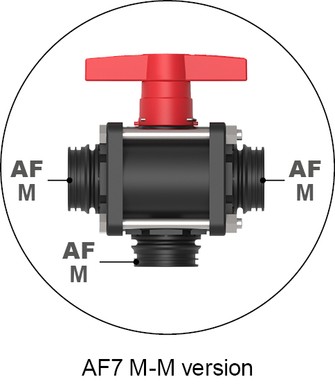 Highlights of the product 3 Ways Bolted Ball Valve