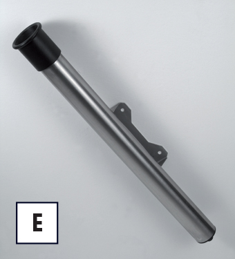 Dettagli in evidenza del prodotto PORTALANCIA INOX PER 