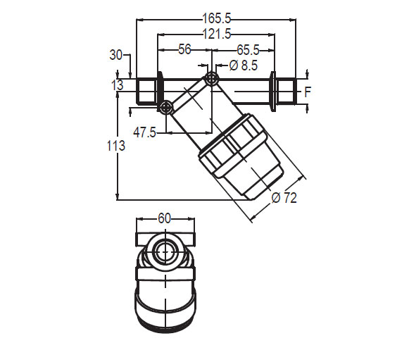 Schemes of the product Line filter 15 bar