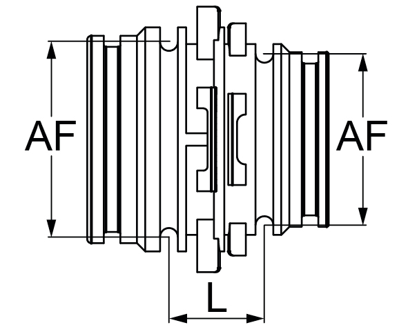 Schemi del prodotto Riduzione maschio/maschio