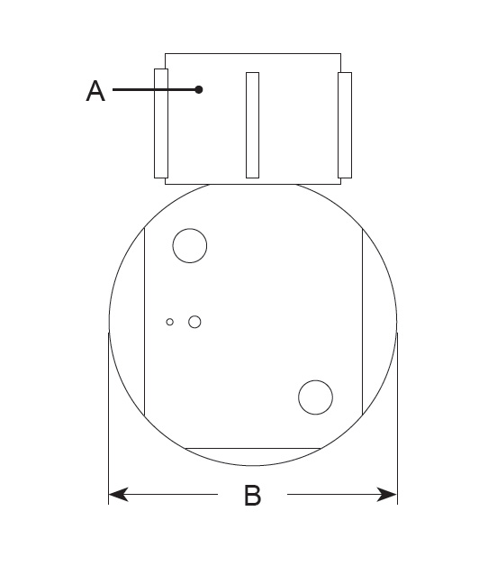 Schemes of the product Rotational spray head