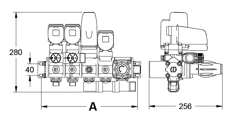 Schemes of the product PILOT 2