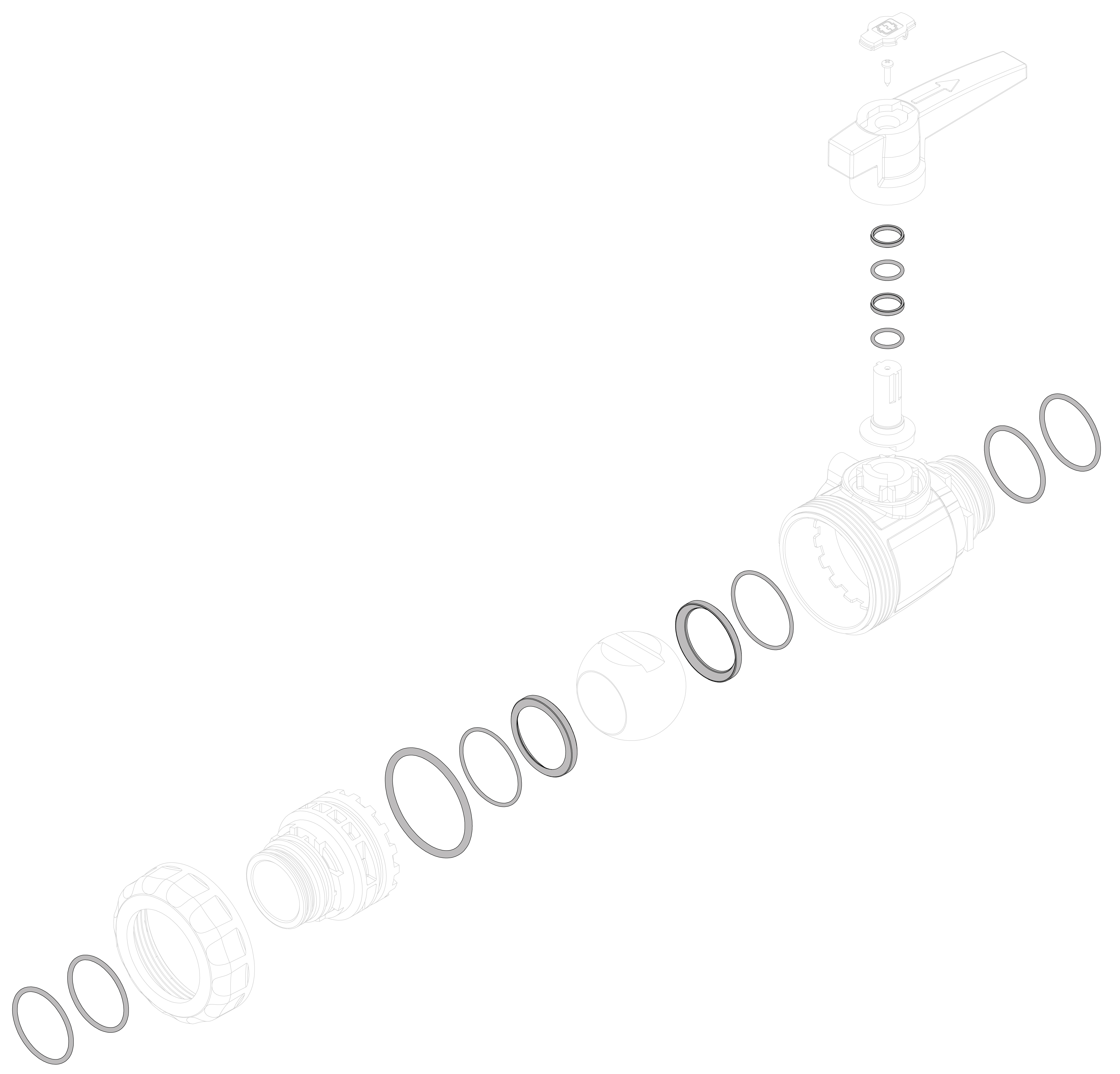 Prodotto correlato del prodotto Valvola a sfera 2 vie