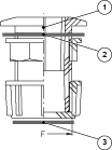 Schemes of the product Tank outlet kit with gaskets