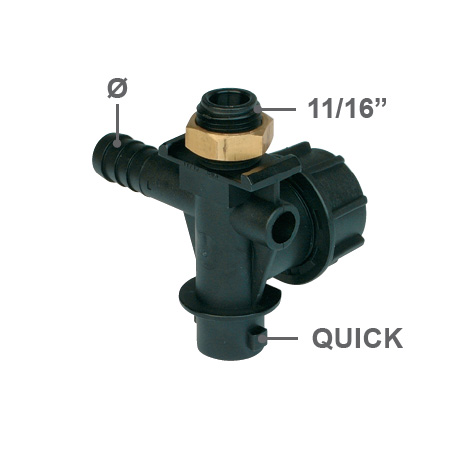 Photo of the product Nozzle holders with diaphragm for dry booms