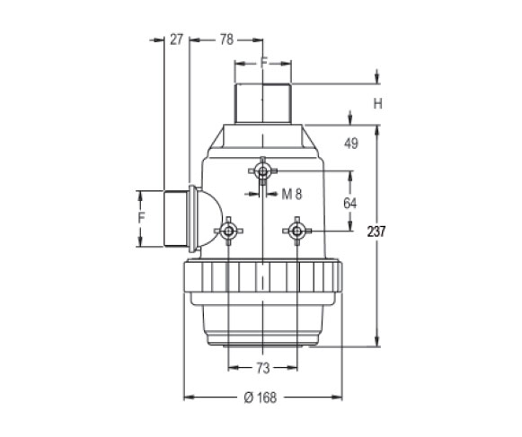 Schemi del prodotto Filtro di aspirazione 180 l/min.