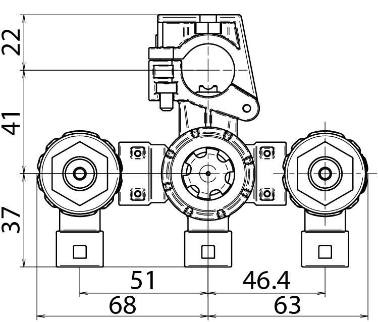 Schemi del prodotto MAIN BODY - AIR ON/OFF