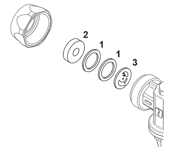 Dettagli in evidenza del prodotto Piastrina in ceramica Ø 15 mm