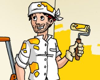 Rénovation : nouvelle peinture dans la chambre