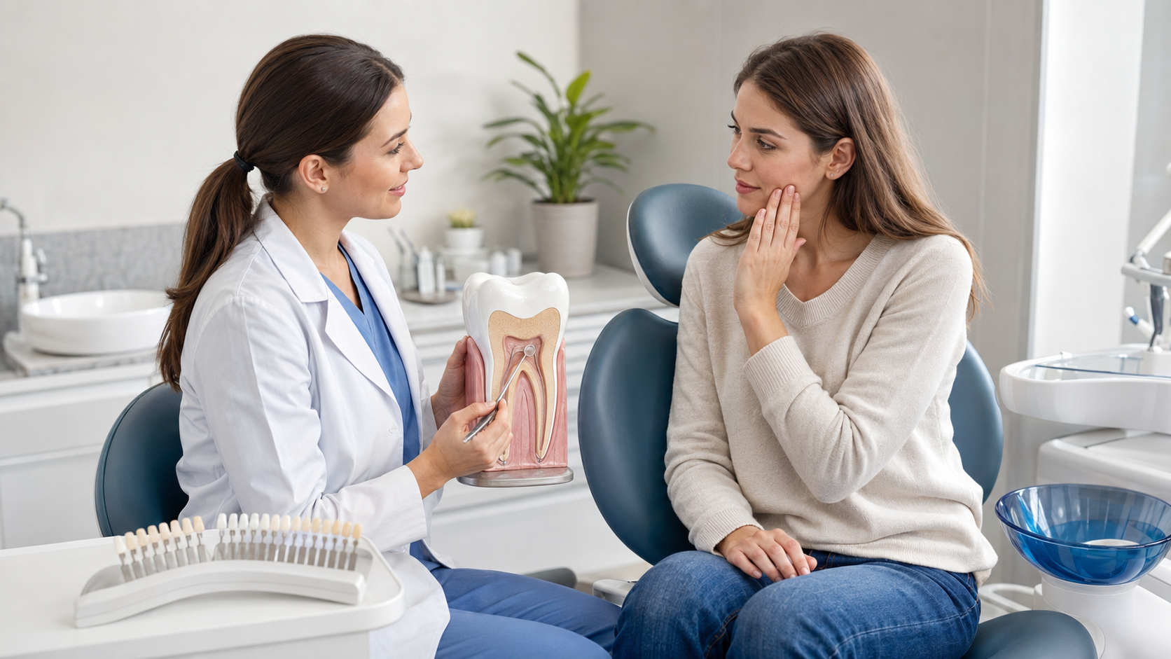 Sensitive teeth and careful planning