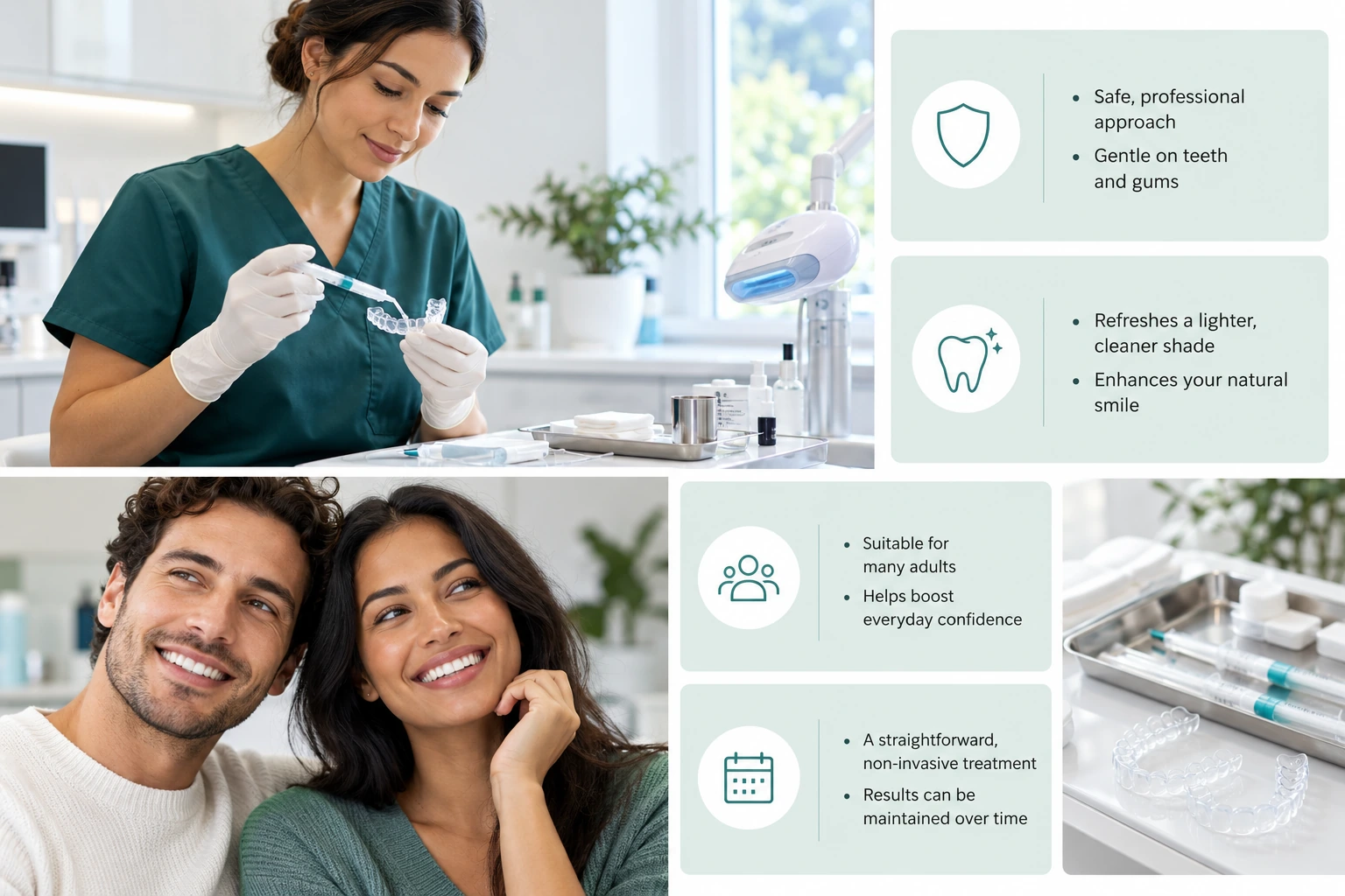 Welcome to Professional Teeth Whitening infographic