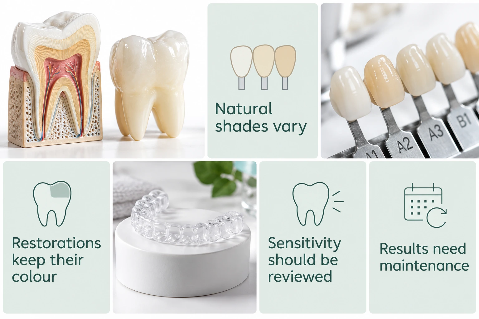 Clearing Up Common Myths About Teeth Whitening infographic