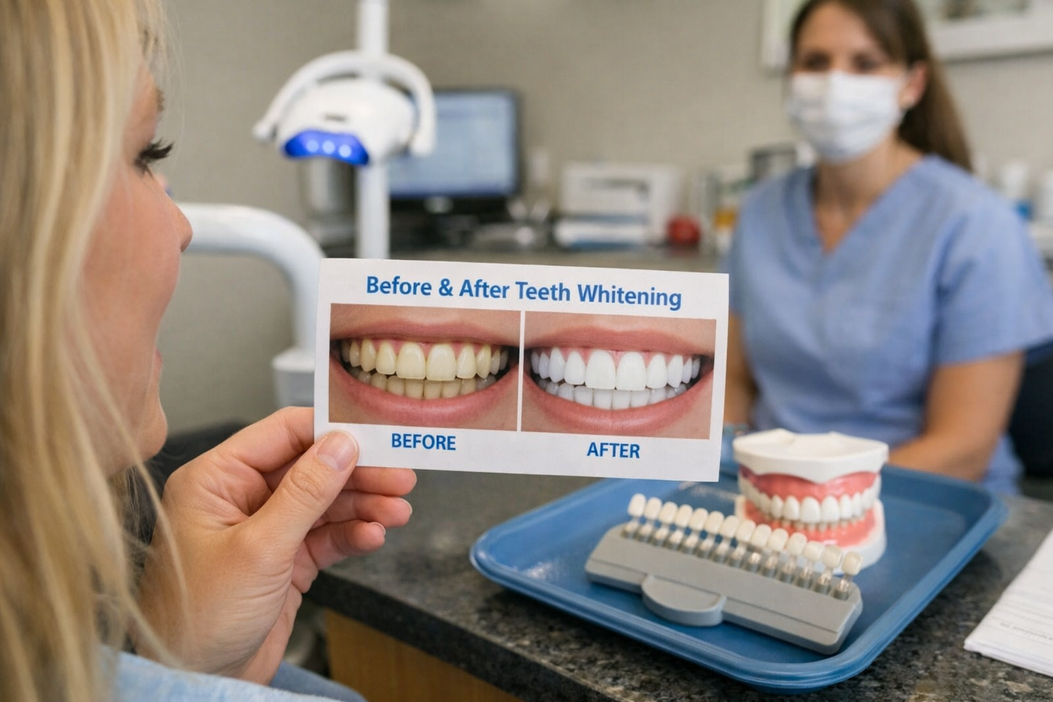 Professional Treatment Matters - Before and After Teeth Whitening