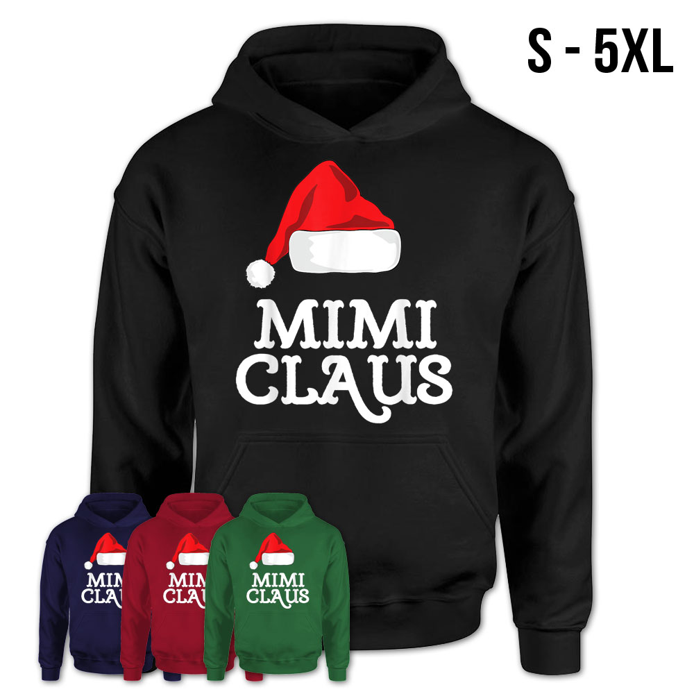 Mimi Claus Matching Family Group Christmas Unisex Hoodie