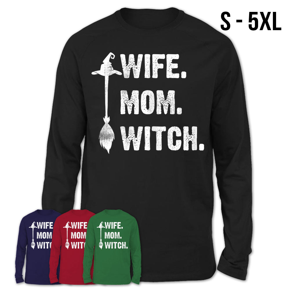 wife mom witch shirt