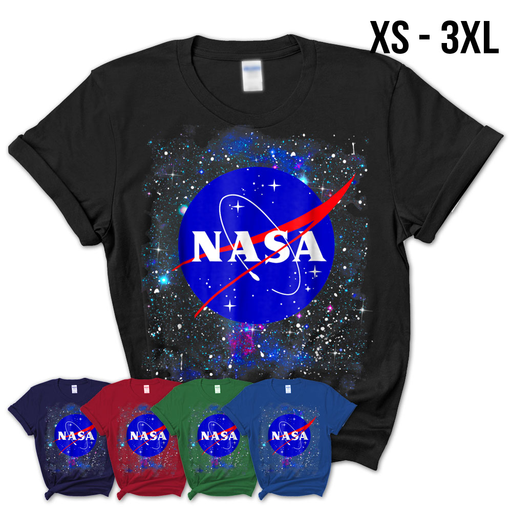 NASA Official Logo In The Stars Graphic T-Shirt