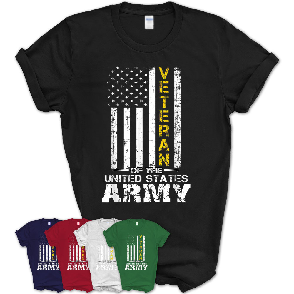 Veteran Of United States Us Army Veteran Gold T-Shirt – Teezou Store