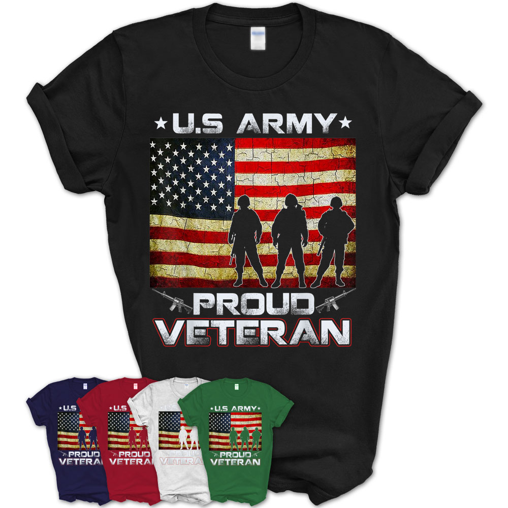 Veteran Us Army Proud To Have Served T-Shirt Cool Gift â Teezou Store