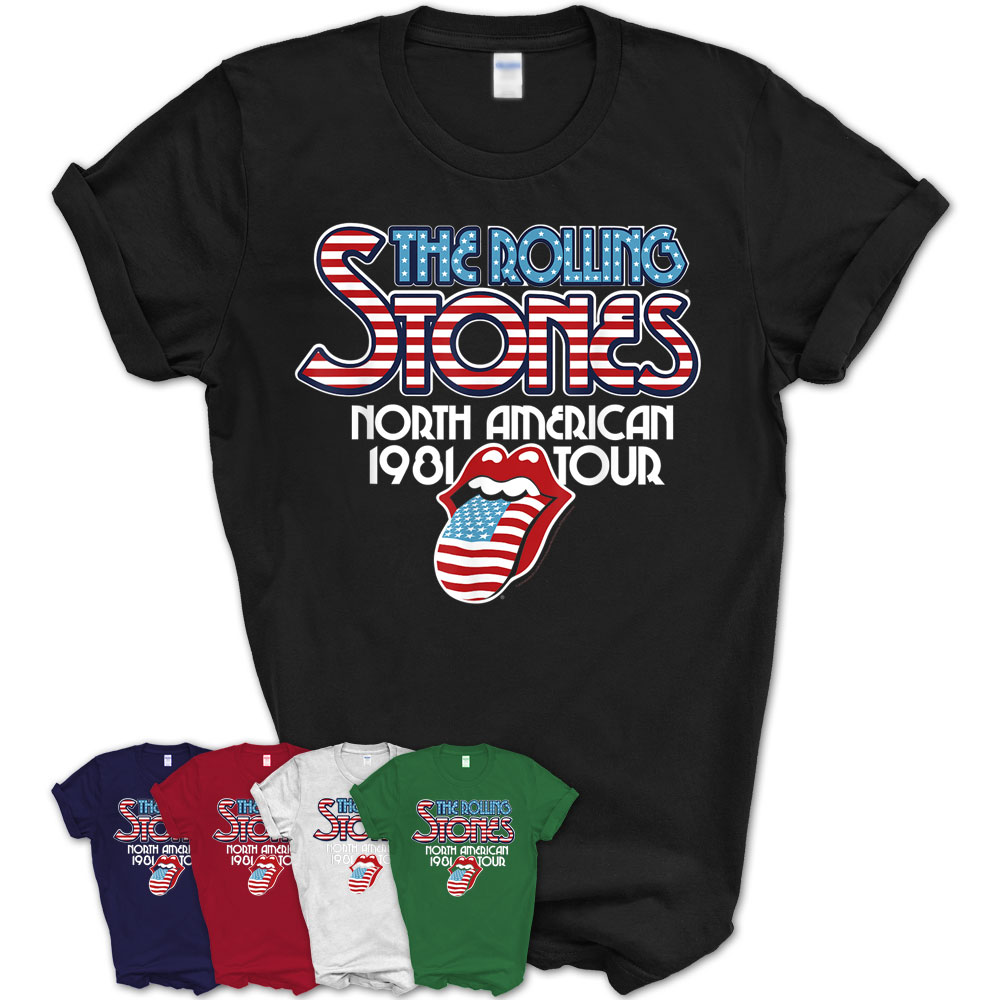 rolling stones tour 1981 shirt