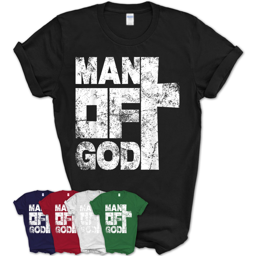 Mens Man Of God T-Shirt – Teezou Store