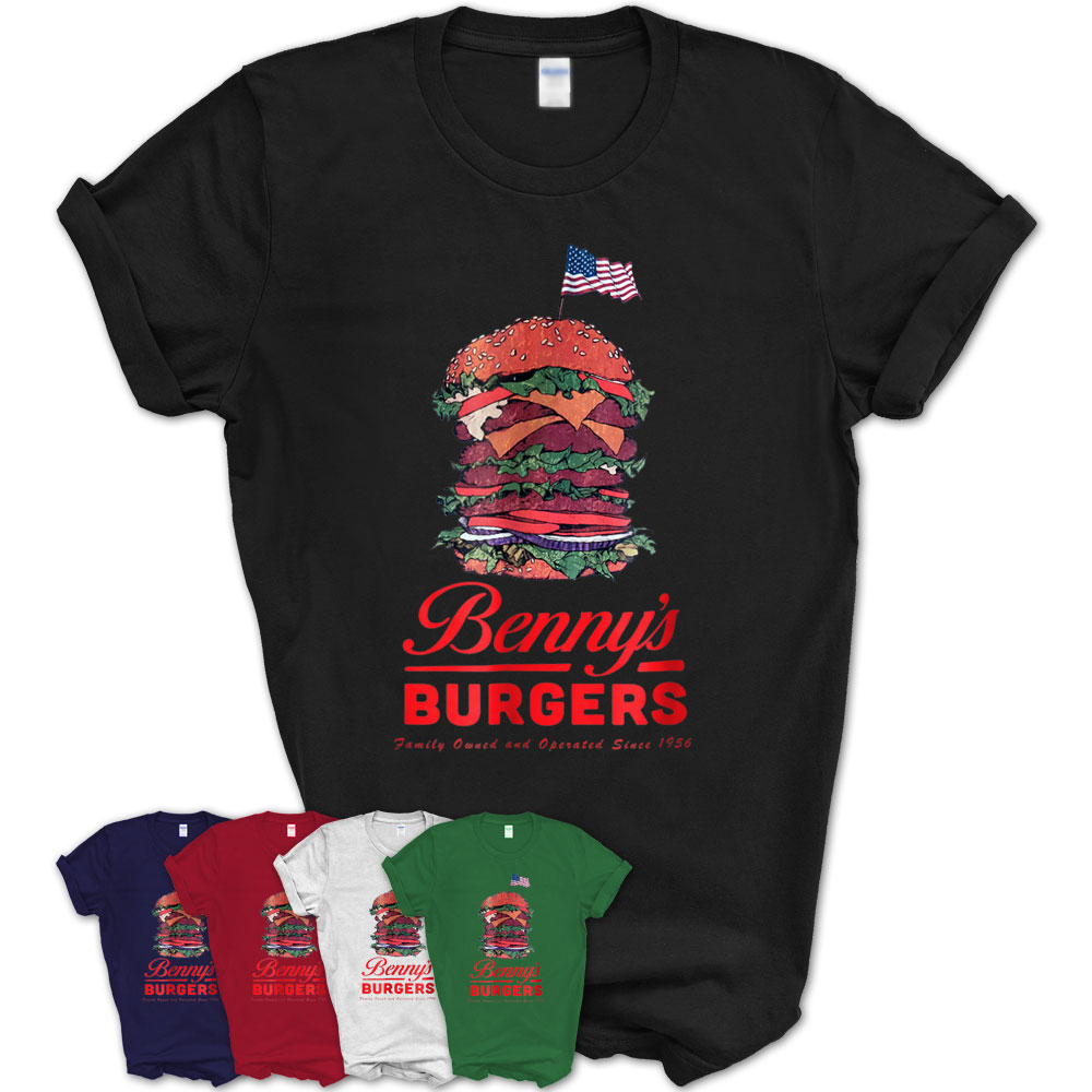 Netflix Stranger Things Bennys Burgers T-Shirt – Teezou Store