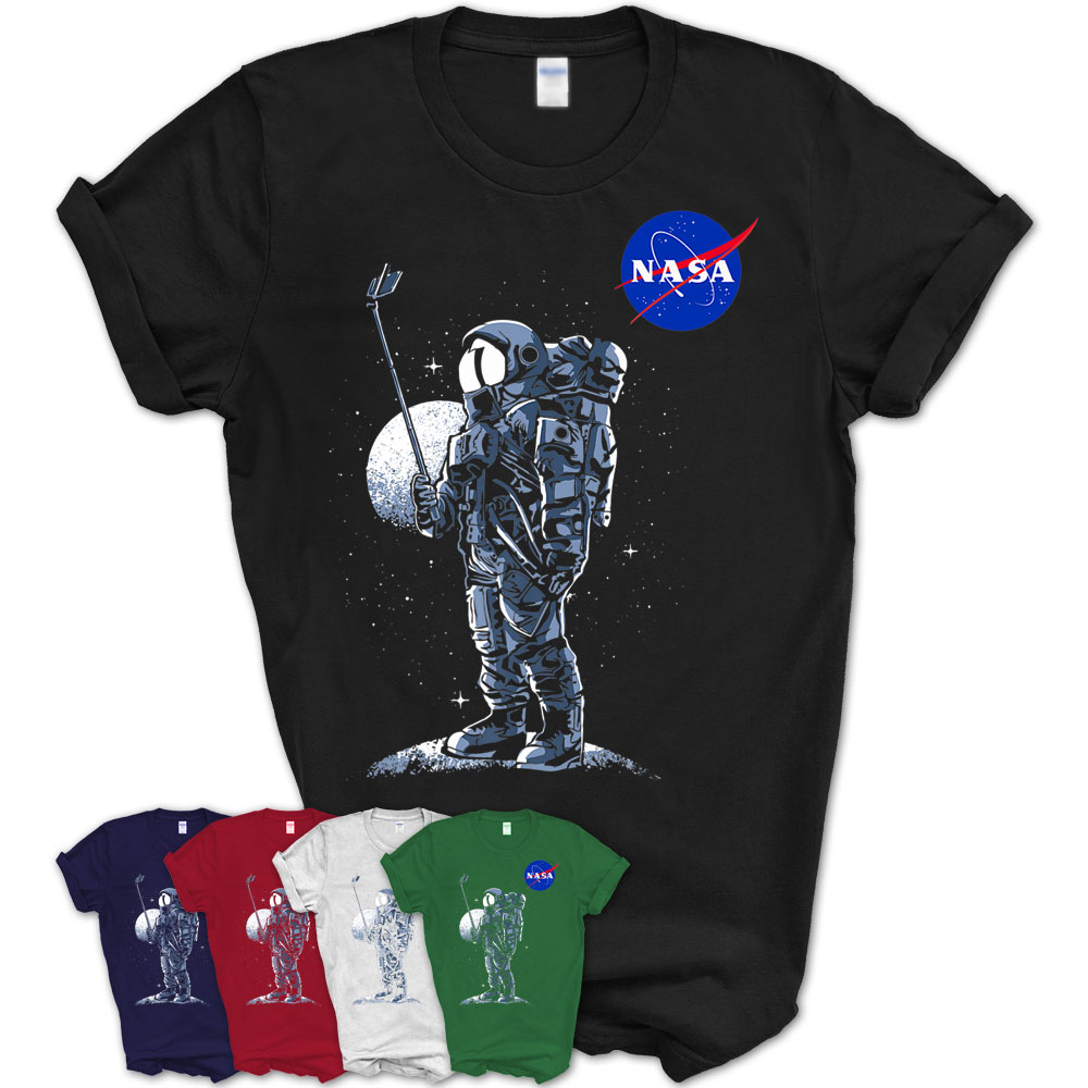 Nasa T-Shirt Astronaut Selfie Stick – Teezou Store