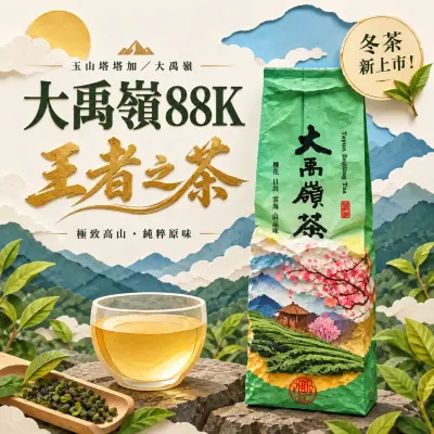 大禹嶺88k高山烏龍茶-王者之茶