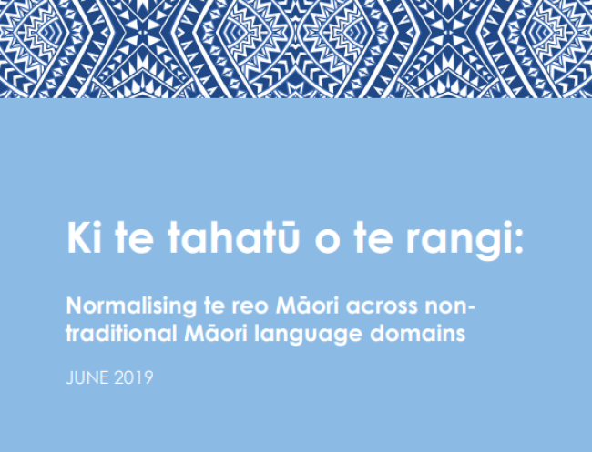 KI TE TAHATŪ O TE RANGI