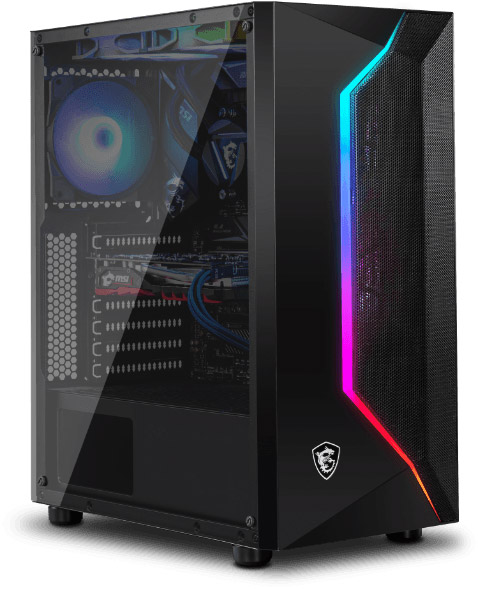 Vỏ Case MSI MAG VAMPIRIC 100L RGB STRIP | Chính hãng | Phong Vũ