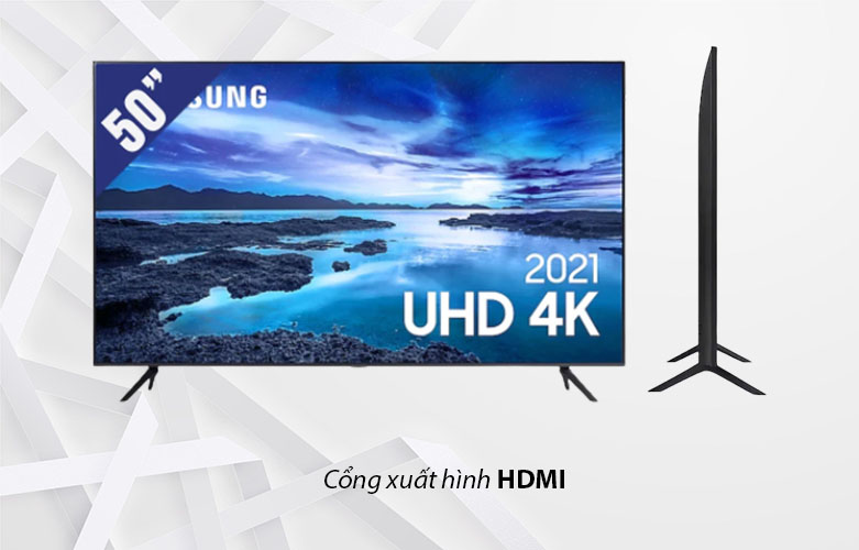 Smart Tivi Samsung 4K UHD 50 Inch 50AU7700KXXV | Cổng xuất hình HDMI