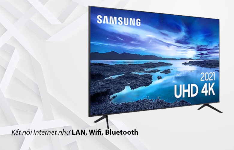 Smart Tivi Samsung 4K UHD 50 Inch 50AU7700KXXV | Kết nối Internet như LAN, wifi, Bluetooth