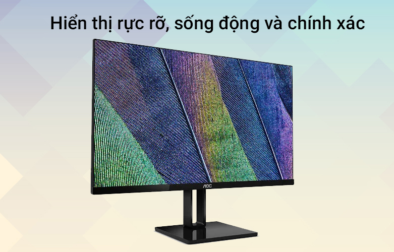 Màn hình LCD 27" AOC 27V2Q | Hiển thị rực rỡ