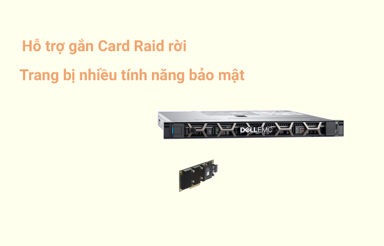 Máy chủ Server Dell PowerEdge R340 (42DEFR340-011) | Trang bị nhiều tính năng bảo mật