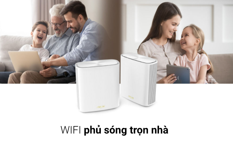 Thiết bị mạng/Router Wifi ASUS XD6 (W-2-PK) | Hướng tới những ngôi nhà thông minh