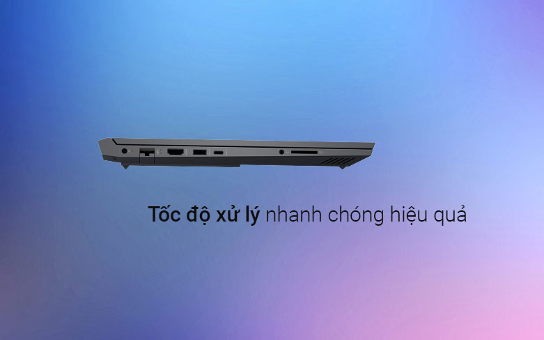 Máy tính xách tay/ Laptop HP VICTUS 16-d0204TX (4R0U5PA) (i5-11400H) (Đen) | Tốc độ xử lý nhanh chóng