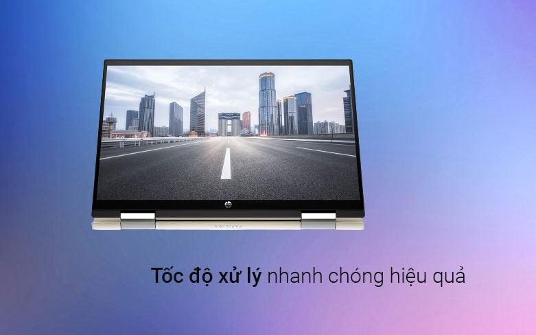 Máy tính xách tay/ Laptop HP Pavilion X360 14-dy0076TU (46L94PA) (i5-1135G7) (Vàng) | Tốc độ xử lý nhanh chóng hiệu quả