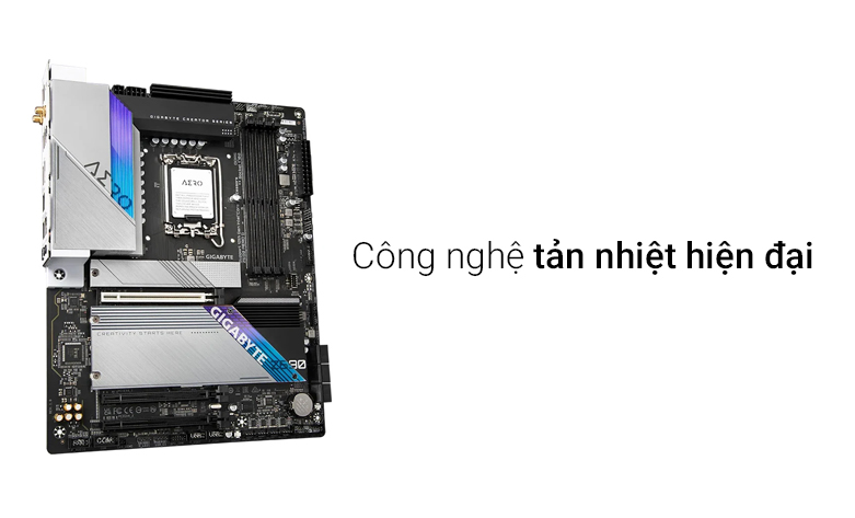 Bo mạch chính/ Mainboard Gigabyte Z690 AERO G | Công nghệ tản nhiệt hiện đại