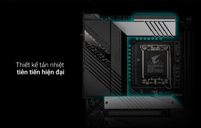 Bo mạch chính/ Mainboard Gigabyte Z690 AORUS PRO DDR4 | Thiết kế tản nhiệt tiên tiến hiện đại