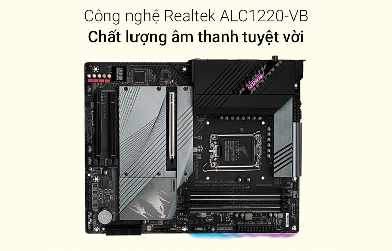 Bo mạch chính/ Mainboard Gigabyte Z690 AORUS ELITE AX | Âm thanh chất lượng