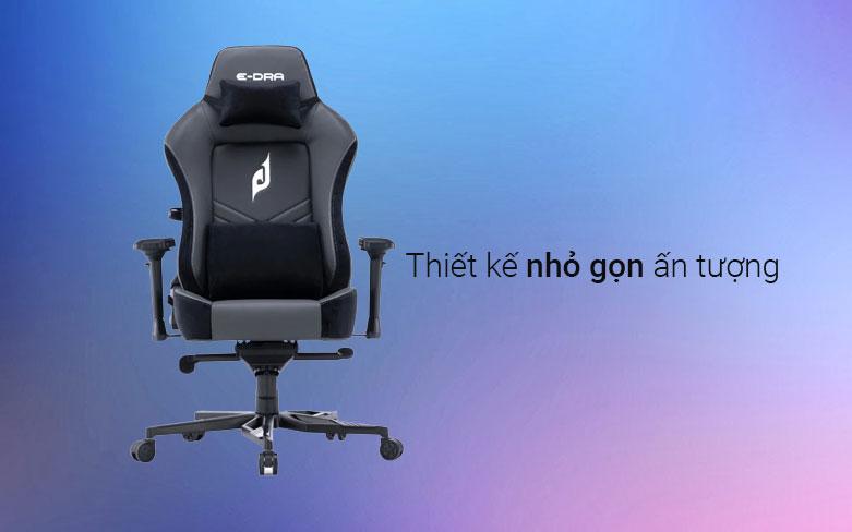 Ghế gaming E-dra Nappa EGC2022 Lux | Thiết kế nhỏ gọn ấn tượng