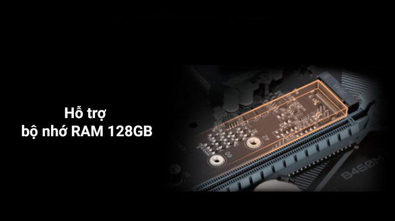Bo mạch chính/Mainboard Gigabyte GA-B460M DS3H V2 | Hỗ trợ bộ nhớ RAM 128GB
