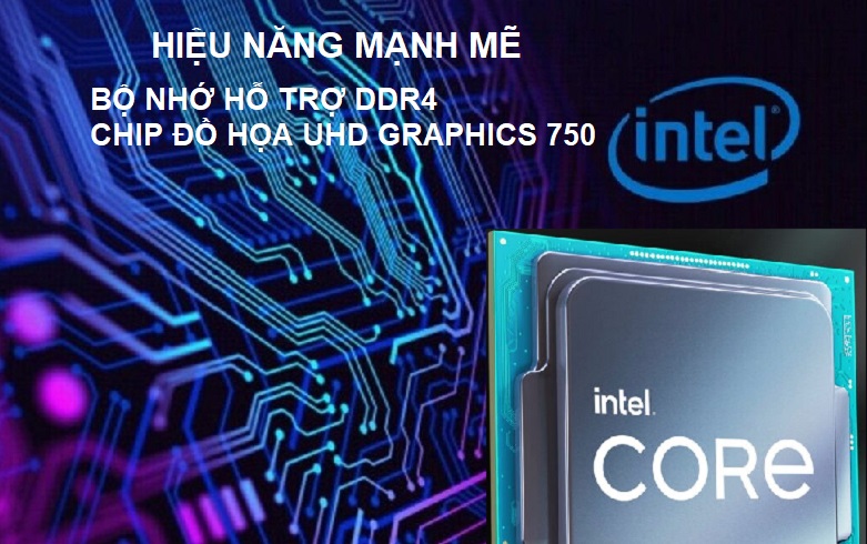 Bộ vi xử lý/ CPU Intel Core i7-11700K (8 Cores 16 Threads up to 5.0 GHz 11th Gen LGA 1200) | Bộ nhớ hỗ trợ DDR4