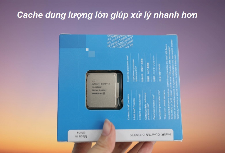  CPU Intel Core i5-11600K| Cache dung lượng lớn