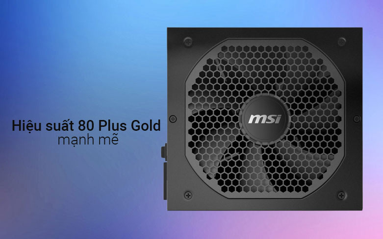 Power MSI MPG A750GF 750W 80 Plus Gold Full Modular| Hiệu suất mạnh mẽ